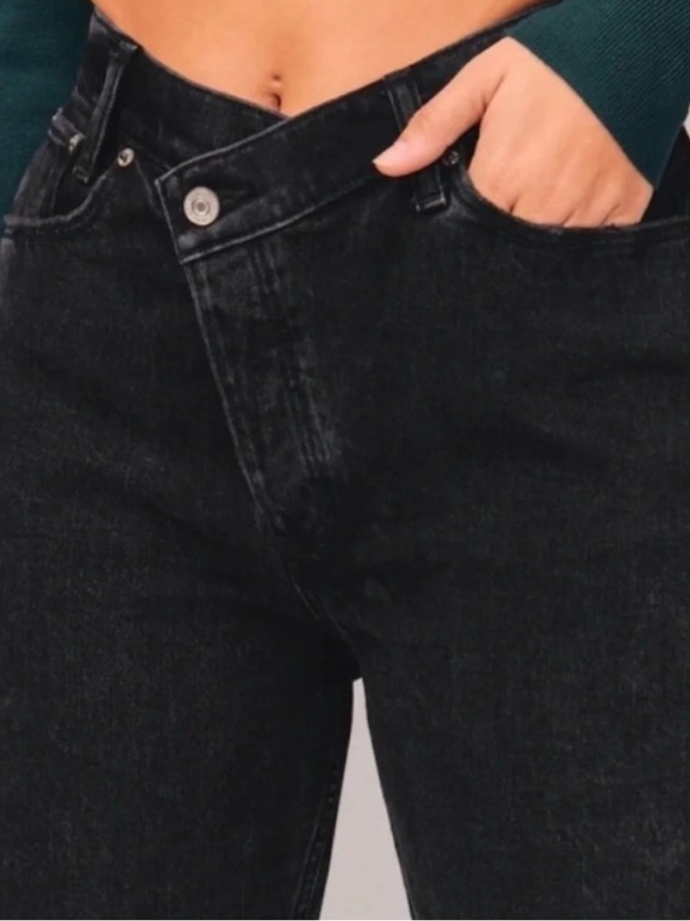 Abercrombie & Fitch Curve Love High Rise Dad Jean